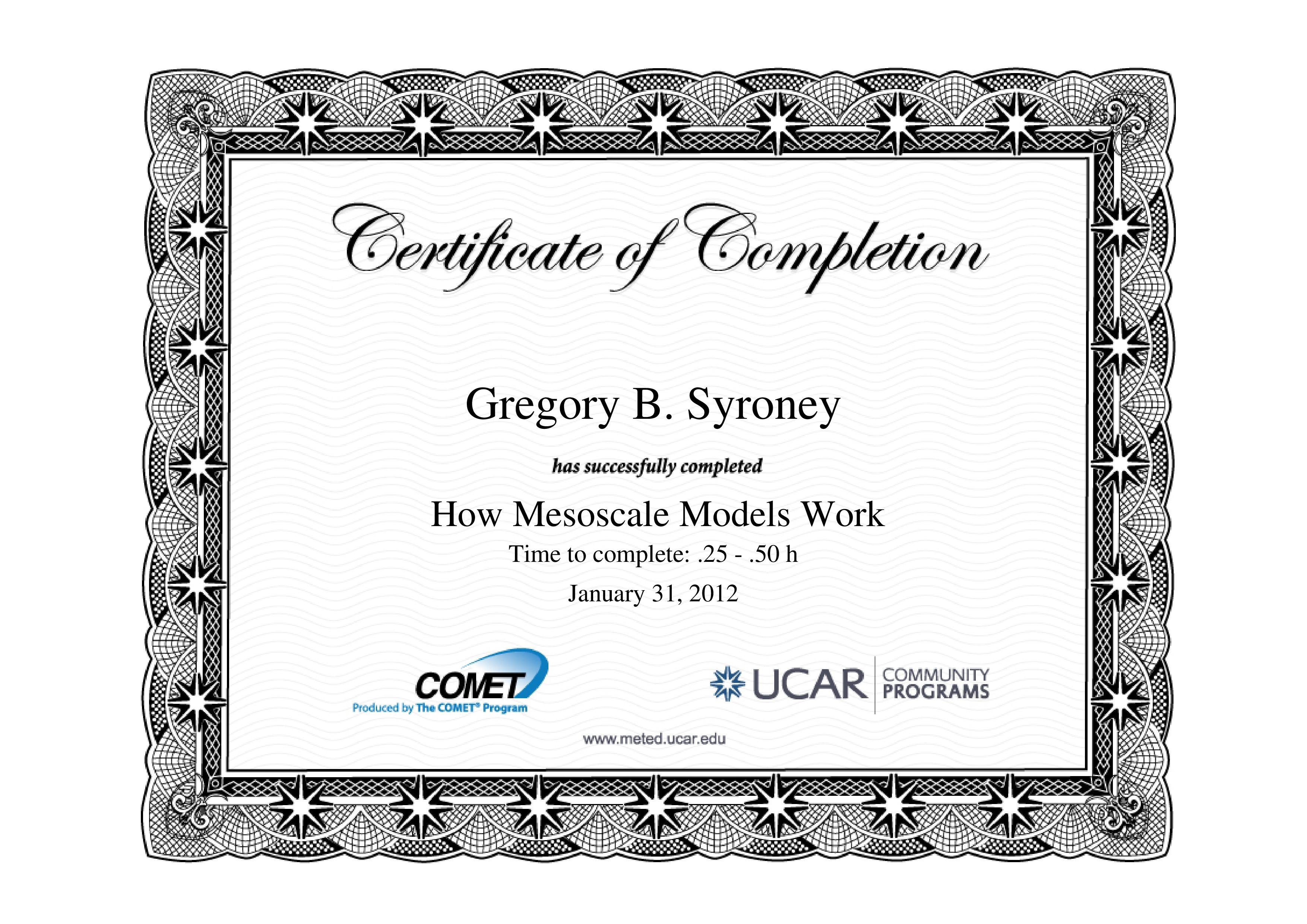 How Mesoscale Models Work
